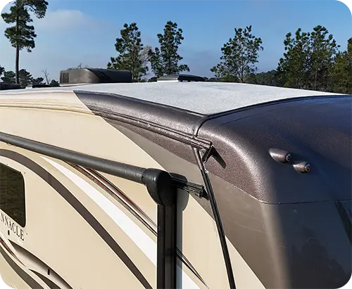Slide-out mechanism being serviced